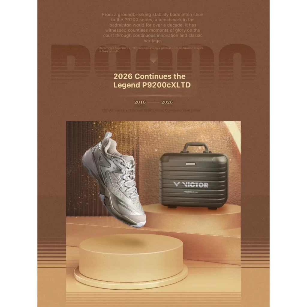 VICTOR P9200CX LTD 10th Anniversary Edition รองเท้าแบดมินตัน ของแท้ ประกันศูนย์ไทย พร้อมกระเป๋ารุ่นพิเศษ รูปที่ 5