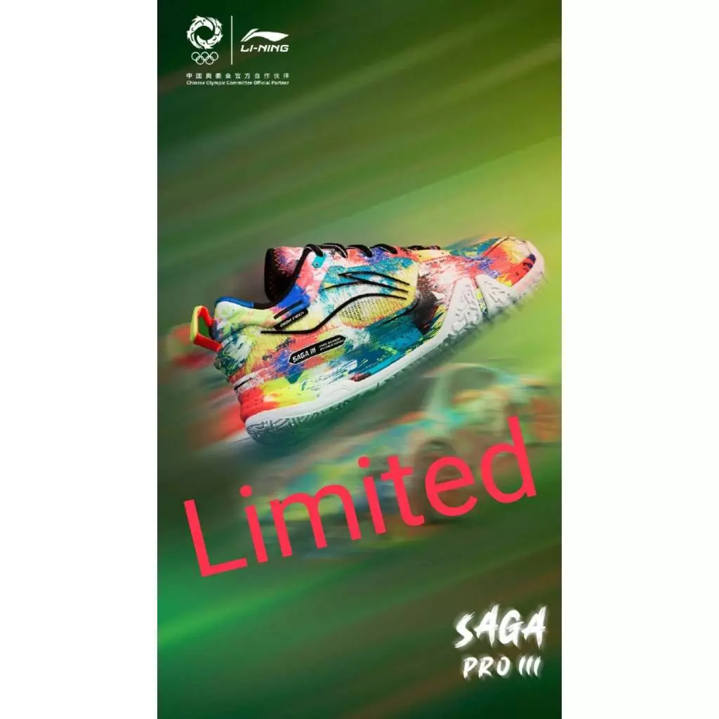 Li-ning รองเท้าแบดมินตันรุ่น SAGA PRO III & SAGA PRO III LIMITED จาก Li-ning Thailand รูปที่ 2