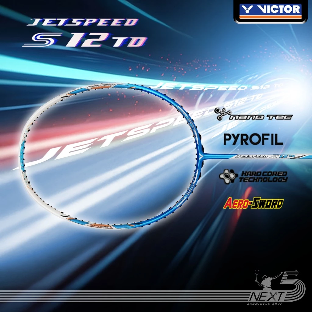 Victor ไม้แบดมินตัน รุ่น Jetspeed S 12 TD ( JS-12TD) (4U/G6) รูปที่ 1