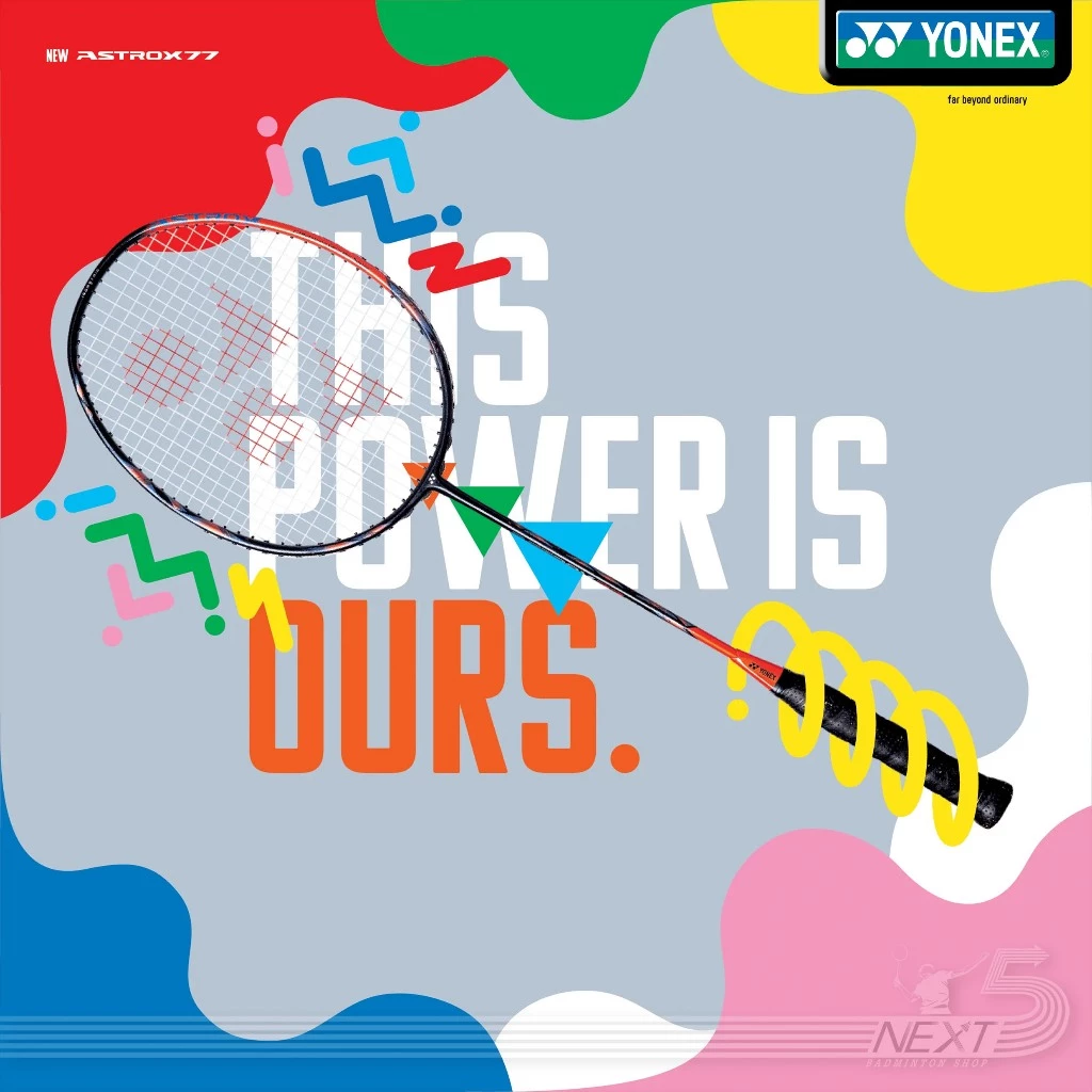 YONEX ASTROX 77 PRO ไม้แบดมินตัน รหัส TH ก้านกลาง หัวหนักเล็กน้อย ของแท้ แถมกริปและซอง รูปที่ 1