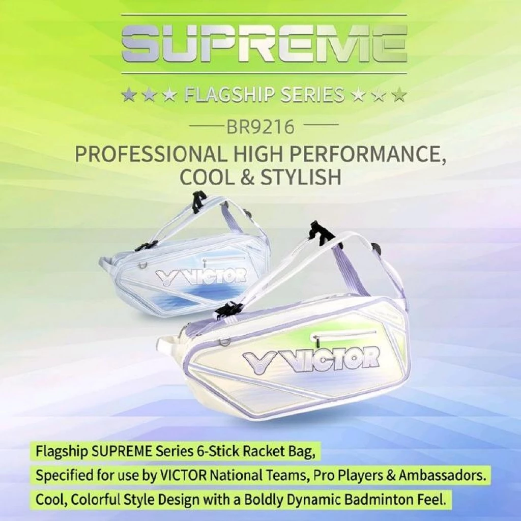 Victor กระเป๋าแบดมินตัน รุ่น Supreme Flagship Series badminton bag model BR9212/BR9216 รูปที่ 2